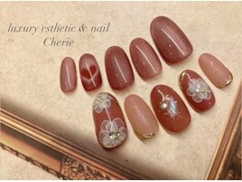 ハートマグネット/フラワー