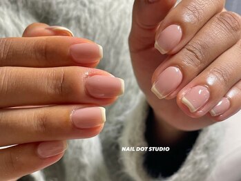 ネイルドットスタジオ 堺筋本町(NAIL DOT STUDIO)/春色フレンチ