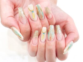 ジェル☆フリーアート♪フェザー