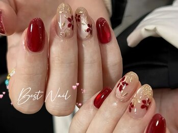 ベストネイル 渋谷109前店(Best Nail)/フラワーネイル