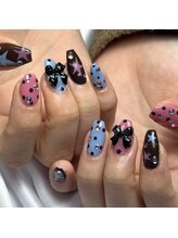 レイネイル 岐阜茜部店(RAY NAIL)/バレンタイン×ポップ