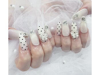 レディスペネイル ノマエ 名駅店(Redispe nail nomae)/ガーリー、ドットネイル♪