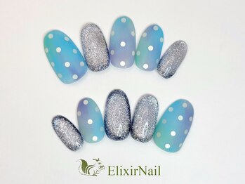 エリクサーネイル 新橋(Elixir Nail)/定額a シンプル/クーポン使用