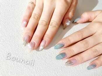 ネイルアンドアイラッシュ ボネール 銀座店(lash Bounail)/アシンメトリー　参考デザイン