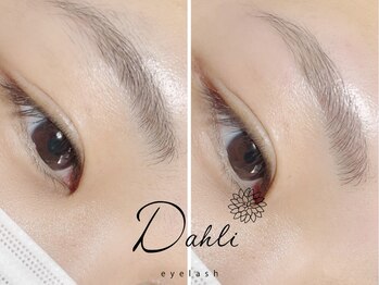 ダリ アイラッシュ(Dahli eyelash)の写真/＊眉毛ひとつで印象が決まる＊丁寧なカウンセリングが好評の南郷13丁目、プライベートアイサロン♪