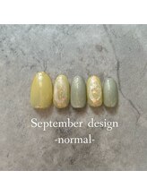 エトワールネイル 高崎筑縄町店(Etoile nail)/24年9月ノーマルハンド定額