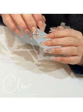クリア なんば店(Clear)/キラキラチークネイル