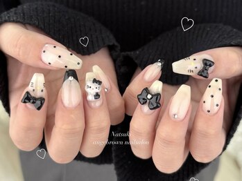 キティちゃんネイル【029】