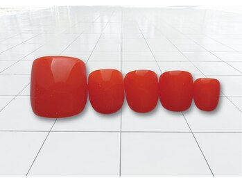 アイラッシュアンドネイルサロン カンカ(Kanka)/【フット】ワンカラー￥6,000