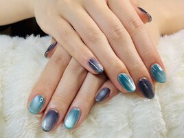 新色マグネットネイル