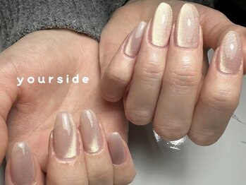 ユアサイド(yourside)の写真/【初回オフ込★HANDワンカラーorラメグラ¥4400】高技術&通いやすい価格で人気サロン♪お子様同伴も大歓迎！