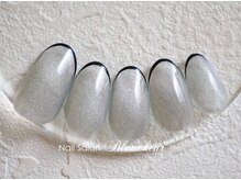 ネイルサロン ブランシュール(Nail Salon Blancheur)/モノクロスキニーネイル