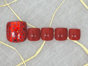 ネイルトゥルー 表参道(nailTRUE)/ホロフットネイル*パラジェル