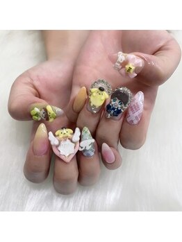 プリュム(Plume)/3D/推しネイル/キャラクター