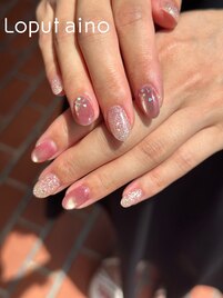 マグネット×フラッシュネイル