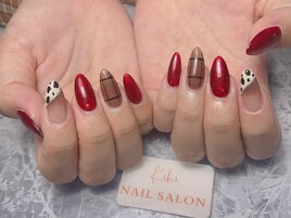 シンプルワンホンネイルデザイン