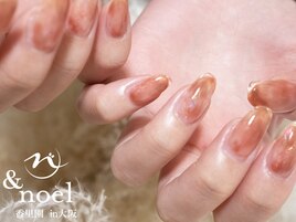 血色感ニュアンスネイル