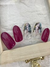 ラテネイル(Latte Nail)/秋ネイルデザイン