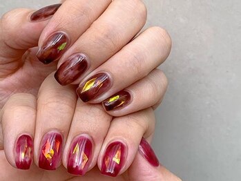 ネイルマジック 仙台一番町店(NAIL MAJIC)/オーロラフィルムタイダイ★