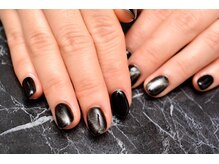 ネイルサロン Smith(スミス)/ブラックショートネイル7920円