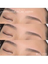 メメ サッポロ(me_me sapporo)/やわらか平行眉で可愛らしく！