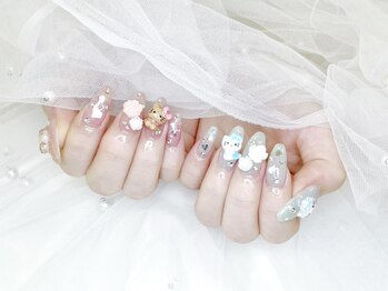 ドルチェネイル(Dolce.Nail)/【ワンホンコース】日焼けキティ