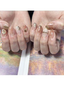 ブライダル/ゴールド/コーラル