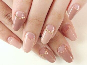 メリーベル(MerryBelle)の写真/定額ネイルがご好評♪どんなシーンにでも馴染む、オシャレなシンプルデザイン多数ご用意！茗荷谷駅徒歩2分