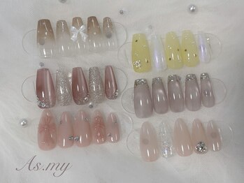 アズミー(As.my)の写真/サロンでの施術時間を短縮したい方必見★高技術×スピーディな施術で忙しい毎日の合間に賢く美しく◆
