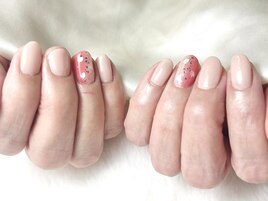大人可愛いピンク×フラワー