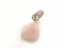 ネイルサロン ジュネイル(NAIL SALON JUNAIL)/取り外し可能 ファーチャーム