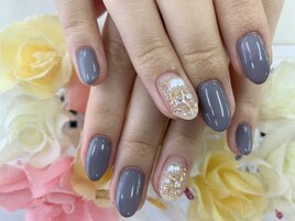 [中村]１本ずつキラキラネイル！