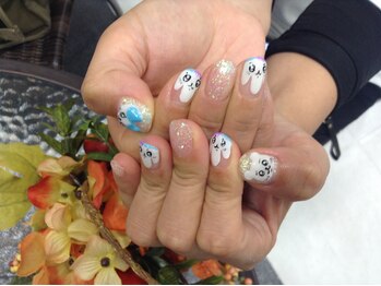 ネイルサロン スクール アンジェラ 水戸本店/怖くないハロウィンネイル♪