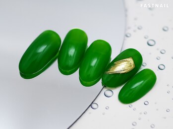 ファストネイル ロコ 春日店(FASTNAIL LOCO)/グリーンカラー→写真番号:11691