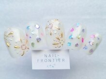 ネイルフロンティア 吉祥寺(NAIL FRONTIER)/手描きミラーシェル花火8980円～