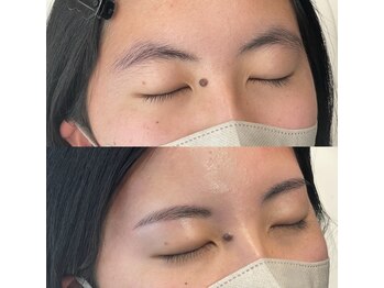 アイブロウドット 西宮(iBROW.)/美眉スタイリングBefore→After