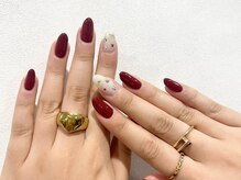 アンジュネイル(Angenail)/大人ボルドーネイル