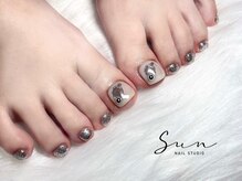 サン ネイル(SUN nail)/フット親指アートコース