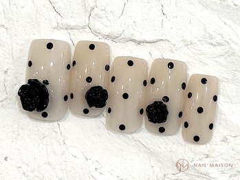 ネイルメゾン 池袋店(NAIL MAISON)/ドットローズネイル¥11000