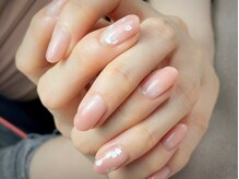 バーガンディ(BURGUNDY)/春ネイル