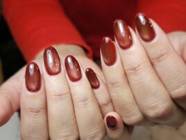 チェリーマグネットネイル