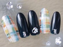 ナナズネイル 西小倉店(NANA's Nail)/ネイビーチェック