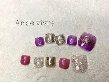 アールドヴィーヴル 小松(Ar de vivre)/【フット定額デザイン】￥8250