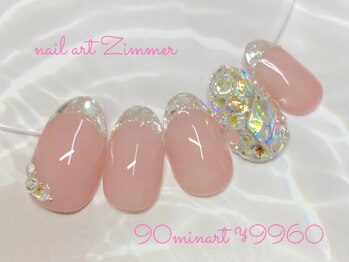 ネイルアート ジマー/90minart コース¥9960