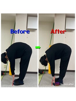 ウェルネスストレッチ バンバン/Before After