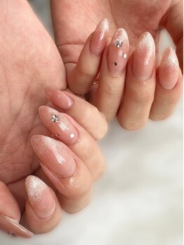 ネイル アバンス 西梅田店(Nail AVANCE.)の写真/『フィルイン・長さ出し』スラっと長い指先美人★ニュアンスワンカラーやジェルネイルオフも［西梅田］