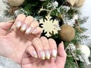 【043】クリスマス風ネイル