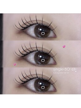 マークバイセブンルックス 大宮東口店(mark by 7LOOKS)/シングルラッシュ80本★