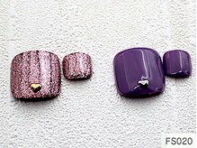 ワンラブネイルズ 新橋店(OneLoveNails)/シンプルフットネイル　 5490円