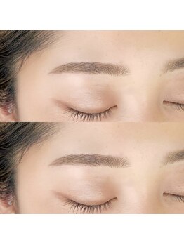 スリー 武蔵浦和(three)の写真/【アイブロウwax＋眉カラー￥6980】眉カラーで垢抜け眉に◎